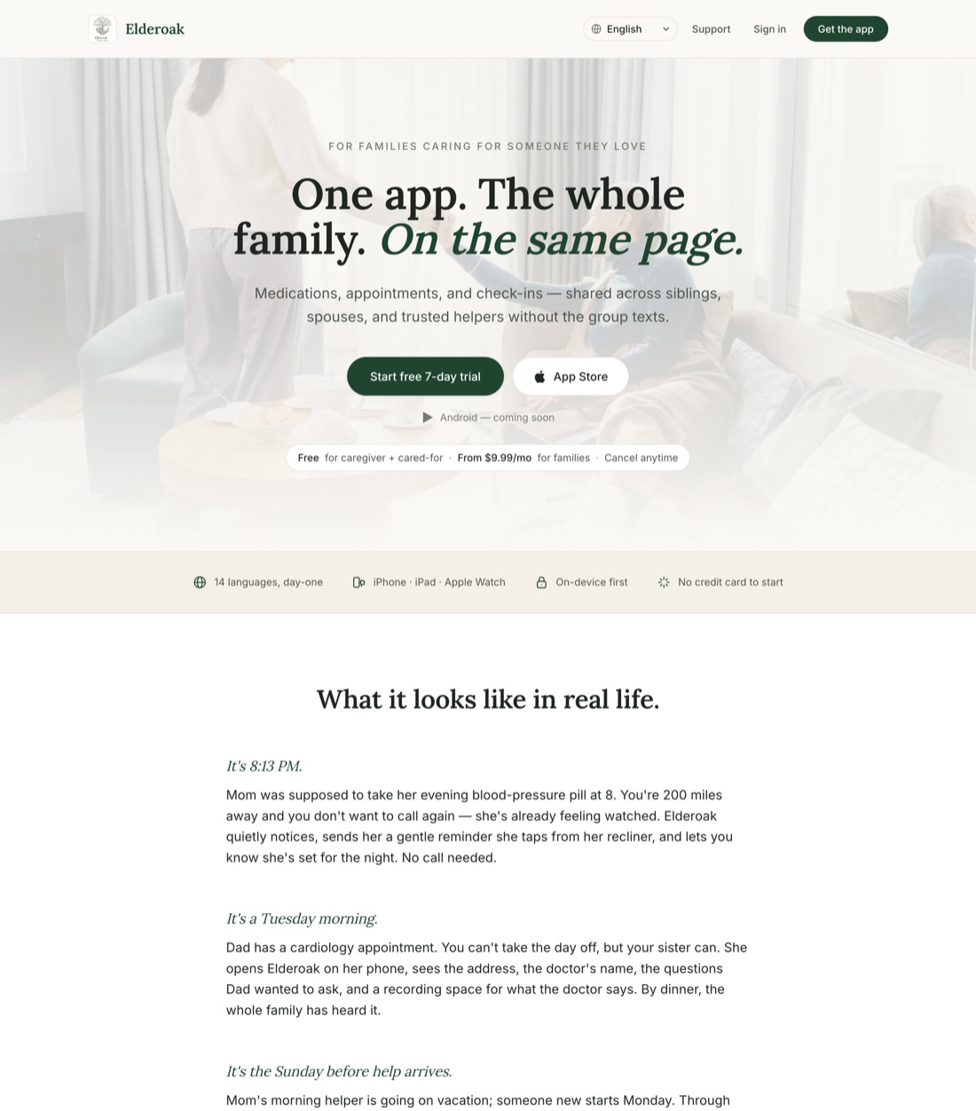 Elderoak website