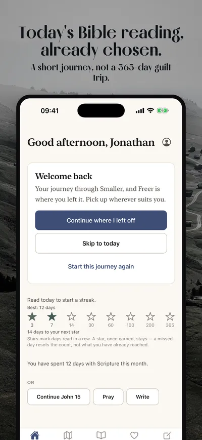 Daily Pasture App Store screenshot 1 rendered by ZET Frame