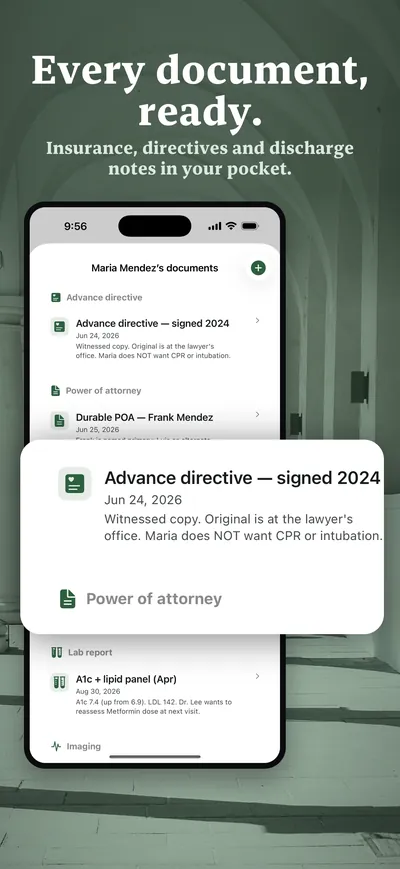 Elderoak App Store screenshot 3 rendered by ZET Frame