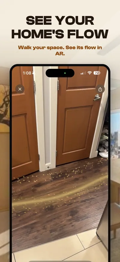 Feng Shui AR App Store screenshot 2 rendered by ZET Frame